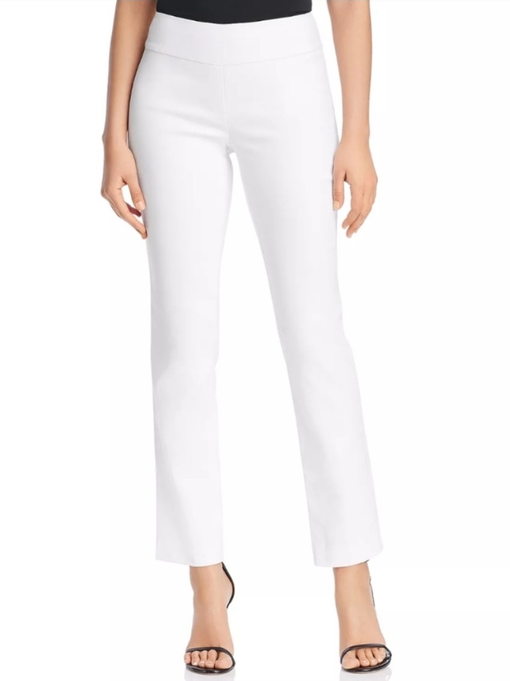 NIC+ZOE White Straight-Leg Trousers. 4. NWT.